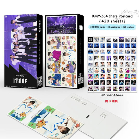 BTS بوست كارد فرقة