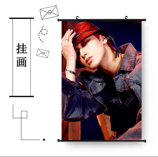 ATEEZ بوسترات قماشية